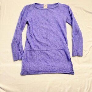 Made in Italy Merino Wool Cashmere Tunic Sweater Periwinkle | Women's Medium